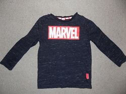 Marvel feliratos hosszúujjú felső, 110-es méret