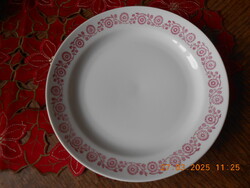 Zsolnay porcelán lapos tányér