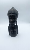 Afrikai Ébenfa Büszt mellszobor!