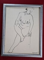 Medgyessy Ferenc: Akt vázlat