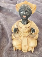 XIX. századi keleti nodding porcelán - bólogató porcelán figura kislány