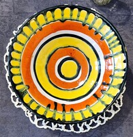 Reguly Istvánné színes falitányér