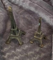 Eiffel torony dísztárgy párban -  Párizsból szuvenír