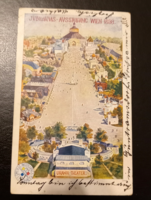 GYŰJTEMÉNYBE: "JUBILAUMS -AUSSTELLUNG WIEN 1898. OFFICIELLE postkarte (Képek szerint).