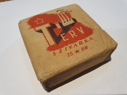 Retro régi bontatlan terv szivarka cigaretta dohány trafikárú