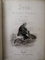 IRIS DEUTSCHER ALMANACH FÜR 1847 - REFORMKORI IRODALMI ALMANACH - PESTH GUSTAV HECKENAST