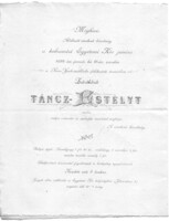 Meghívó: Kolozsvári Egyetemi Kör, 1899.