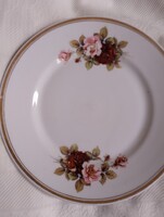 Rózsás hollóházi tányér fali dísz is