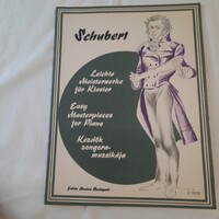 Schubert: Leichte Meisterwerke für Klavier (Kezdők zongoramuzsikája) zongora kotta 1986