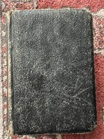 Szép kis régi bőrkötéses imakönyv, imádságos könyv