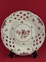 Hollóházi Henriett mintás áttört falitányér