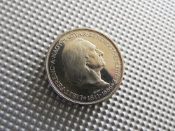 1936 jelöletlen Artex Liszt Ferenc ezüst 2 Pengő UNC verdefényes PP csak 1000 db Nagyon ritka! R!
