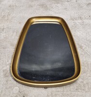 Kisméretű vintage századközepi retró fali tükör