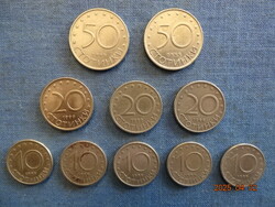 BULGÁRIA 10 - 20 -50 STOTINKA 10 DB. SZTOTINKA 1999