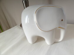 Luigi Colani  stílusú art deco elefánt