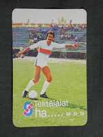 Kártyanaptár,Szolnok Skála Coop áruház,labdarúgó,focista modell, 1988   (9)