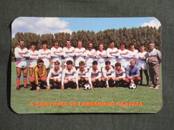 Kártyanaptár,Bonyhád SE labdarúgó csapata, 1988   (9)