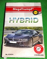 Retro PIATNIK - MEGATRUMPF - HIBRID AUTO kvartett kártya játék dobozával a képek szerint