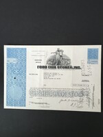 Amerika Élelmiszerüzletek Részvénytársaság Készletigazolás 1973.
