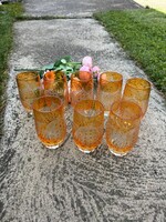 Gyönyörű kristály Whisky poharak  üveg nosztalgia pohár vizespohàr színes