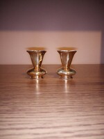 Alt wien porcelán ibolya vázák párban. Jelzett