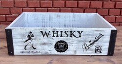 Vintage fa láda ,tároló vagy csak dekoráció loft industrial stílus