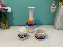 Hollóházi mid-century asztali szett