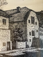 Gy. Szabó Béla fametszet
