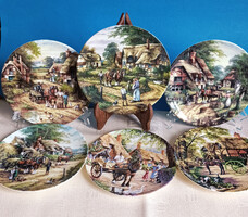 Limitált Wedgwood És Royal Doulton Angol Porcelán Tányér Dísztányér