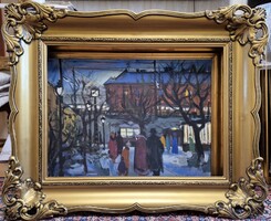 Blondel keret 60x80 cm belméretű restaurált
