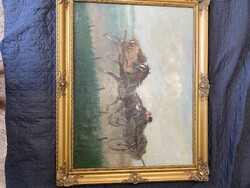 Kasznár Ring Jenő Száguldó lovas szekér