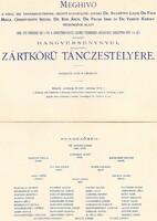 Meghívó: A polgári isk. tanárjelöltjeinek segítő egyesülete, 1899. Budapest.