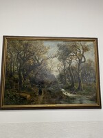 Autumn forest by Jenő Kárpáthy