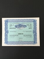 Győri Textilművek Rt. ANKER Rt. Részvény 1989.