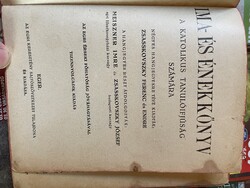 Ima es énekes konyv a tanuló ifjúság számára Eger antik konyv