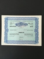 Győri Textilművek Rt. ANKER Rt. Részvény 1989.