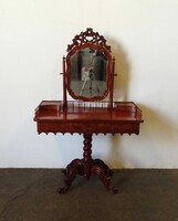 1U612 Antique Beautiful Neobaroque Vanity Table with Claw Feet