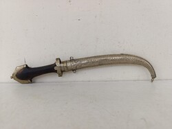 Antik Jambiya arab perzsa Szíria Marokkó berber tőr sárgaréz kés fegyver XX. sz. 851 1763