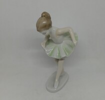 Hollóházi porcelán balerina kislány!