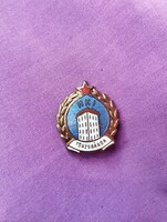 HKI törzsgárda. Bronz zománcozott kitűző, jelvény.
