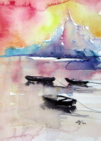 Mood   - watercolor painting/ Hangulat  -   akvarell festmény