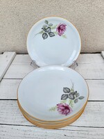 Alföldi porcelán_6 db-os bazsarózsás kistányér szett