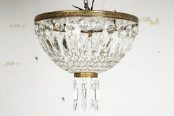 Kristály plafonier csillár - kosaras