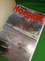 1990.MAGYAR HORGÁSZ képes havilap TELJES ÉVAD könyvbe kötve a képek szerint