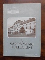 A sárospataki kollégium című füzet a Műemlékeink sorozatból, 1956-os kiadás