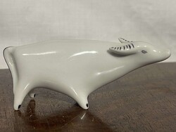 Hollóházi art deco bivaly