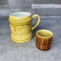 Gránit korsó, pohárka szett