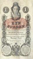 1 gulden / forint 1858 restaurált ritka 3.