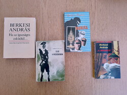 Berkesi András könyvcsomag: Ha az igazságra esküdtél ... / Sellő a pecsétgyűrűn / Mónika / A bosszú