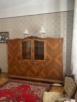 Neobarokk vitrines szekrény